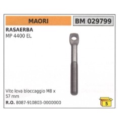 Lever locking screw M8 x 57 mm MAORI mower MP4400EL 8087-910803-0000000