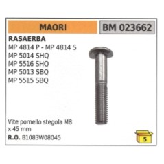 Handlebar knob screw M8 x 45 mm MAORI mower MP4818P MP5014SHQ MP5516SHQ