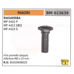 M8x25mm MAORI tondeuse MP4410P MP4413SBQ MP4414S vis bouton de poignée inférieur | Newgardenstore.eu