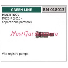 Adjusting screw oil pump GREEN LINE multitool engine DG26-P 018013 | Newgardenstore.eu