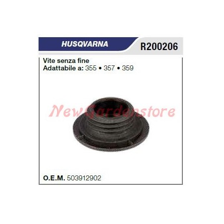 Bomba de aceite de tornillo sinfín HUSQVARNA motosierra 355 357 359 R200206 | Newgardenstore.eu