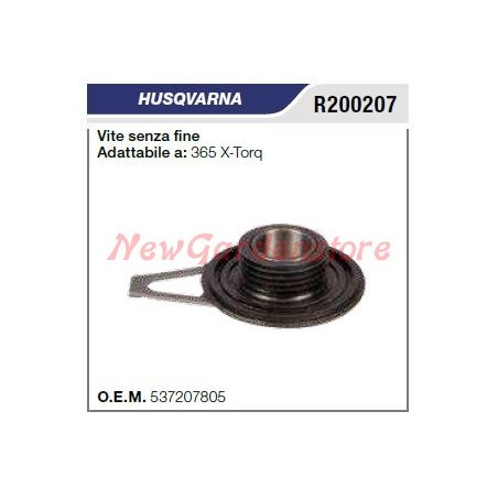 Bomba de aceite de tornillo sin fin HUSQVARNA motosierra 365 X-Torq R200207 | Newgardenstore.eu