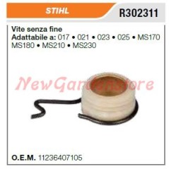 Bomba de aceite de tornillo final STIHL motosierra 017 021 023 025 MS170 R302311 | Newgardenstore.eu