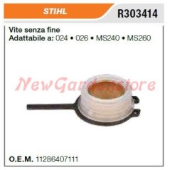 End screw oil pump STIHL chain saw 024 026 MS240 MS260 R302414