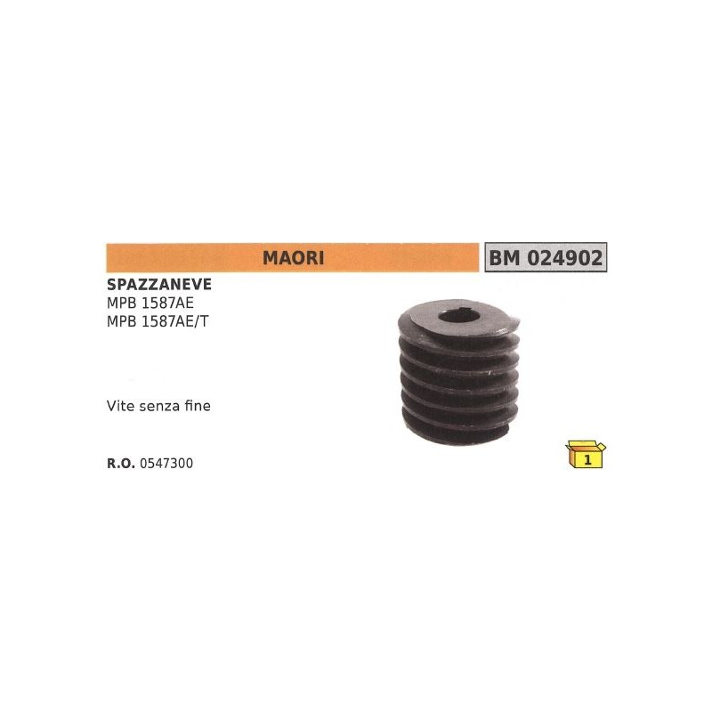 MAORI snowplough worm screw for MPB 1587AE - MPB 1587AE/T 0547300