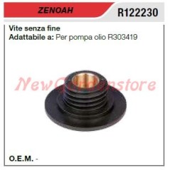 Vite senza fine ZENOAH per pompa olio R303419 R122230 | Newgardenstore.eu