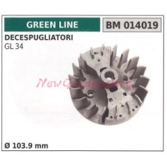 Magnetic flywheel GREEN LINE brushcutter GL 34 Ø  103.9mm 014019