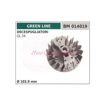 Volant magnétique GREEN LINE débroussailleuse GL 34 Ø 103.9mm 014019 | Newgardenstore.eu