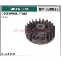 Volant magnétique GREEN LINE pour débroussailleuse GL53 Ø 104mm 030828 | Newgardenstore.eu