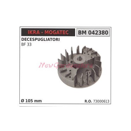 IKRA magnetic flywheel for brushcutter BF 33 Ø 105mm 042380 | Newgardenstore.eu