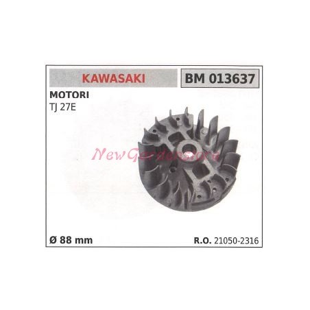 Volante magnético KAWASAKI motor cortasetos TJ 27E Ø 88mm 011945 | Newgardenstore.eu