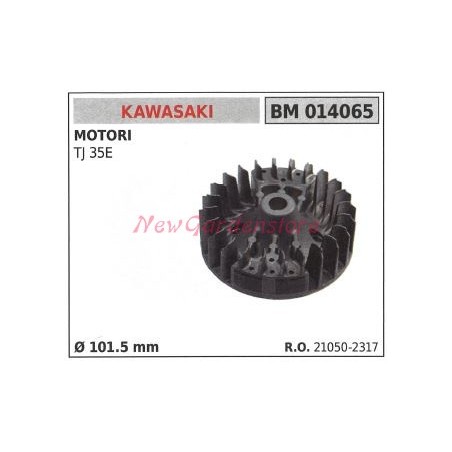 KAWASAKI magnetic flywheel TJ 35E hedge trimmer motor d. 101.5mm 21050-2317 | Newgardenstore.eu