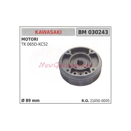 Magnetic flywheel KAWASAKI engine TK 065D KC52 Ø 89mm 030243 | Newgardenstore.eu