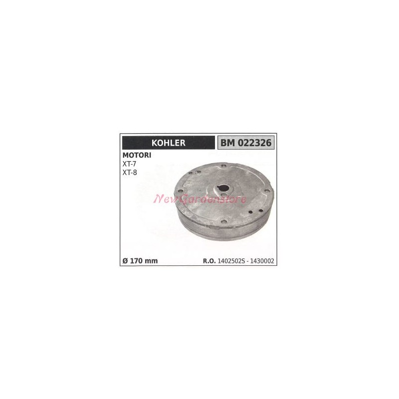 Magnetisches Schwungrad KOHLER-Motor XT 7 XT 8 Ø 170mm 022326 1402502S