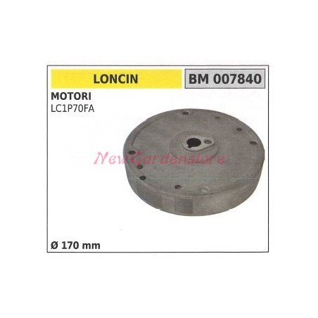 Magnetic flywheel LONCIN motor LC1P70FA d. 170mm 007840 | Newgardenstore.eu