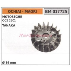 Magnetic flywheel MAORI chainsaw motor OCS 2801 tanaka Ø 86mm 017725 | Newgardenstore.eu