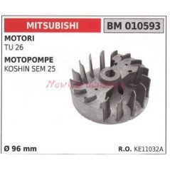 Volano magnetico MITSUBISHI motore TU 26 motopompa KOSHIN SEM 25 010593 | Newgardenstore.eu