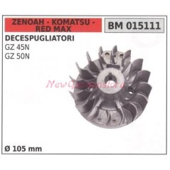 Volant magnétique ZENOAH moteur de débroussailleuse GZ 45N 50N Ø 105mm 015111