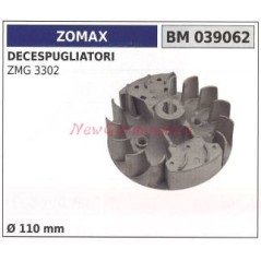 Magnetic flywheel ZOMAX brushcutter motor ZMG 3302 Ø 110mm 039062