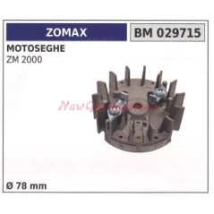 Magnetic flywheel ZOMAX chainsaw motor ZM 2000 Ø 78mm 029715