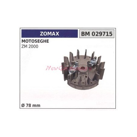 Magnetic flywheel ZOMAX chainsaw motor ZM 2000 Ø 78mm 029715 | Newgardenstore.eu