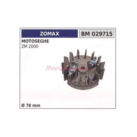 Magnetische Schwungscheibe ZOMAX Kettensägenmotor ZM 2000 Ø 78mm 029715 | Newgardenstore.eu