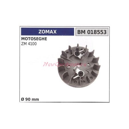 Magnetic flywheel ZOMAX chainsaw engine ZM 4100 Ø 90mm 018553 | Newgardenstore.eu