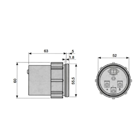 Voltmeter 12VOLT NEWGARDENSTORE