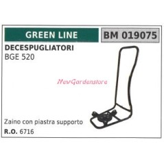 Support de plaque arrière débroussailleuse GREENLINE BGE 520 019075 | Newgardenstore.eu