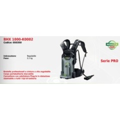Zaino portabatteria professionale EGO BHX 1000-K0002 con bretelle e cintura