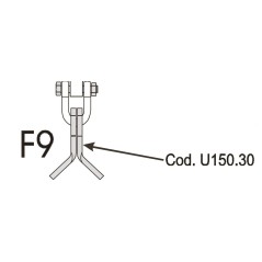 ORIGINAL PROCOMAS 30x5 cuchillas de rastrojo para segadoras de mayales TFH60 TFH70 TFH80 TFH100