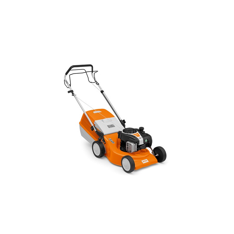 Rasaerba a scoppio STIHL RM248T 127cc taglio 46cm 4 IN 1 cesto 55 Lt semovente