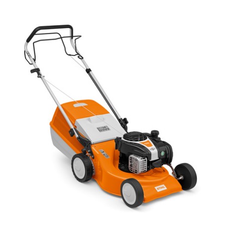 STIHL RM248T Tondeuse à essence 139 cc, largeur de coupe 46 cm, bac de ramassage 55 L | Newgardenstore.eu