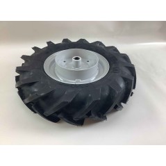 Pair of 4.00-8 tyred wheels with fixed disc for walking tractor NIBBI BRIK 1 BRIK 3 | Newgardenstore.eu