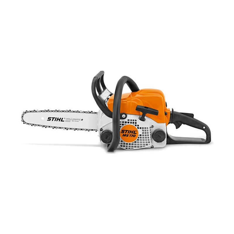 STIHL MS170 30.1cc 1.2 kW petrol chainsaw with 35cm bar, chain and bar cover