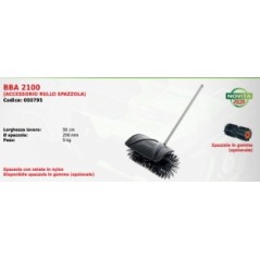 EGO BBA 2100 accessory 56 cm brush roll for cordless multitool