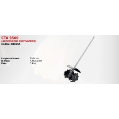 Accesorio EGO CTA 9500 cultivador 24 cm para multiherramienta sin cable