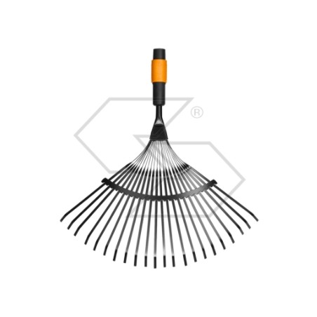 FISKARS QuikFit metal leaf broom - 135201 22 flexible teeth 1000644 | Newgardenstore.eu