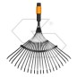 FISKARS QuikFit metal leaf broom - 135201 22 flexible teeth 1000644