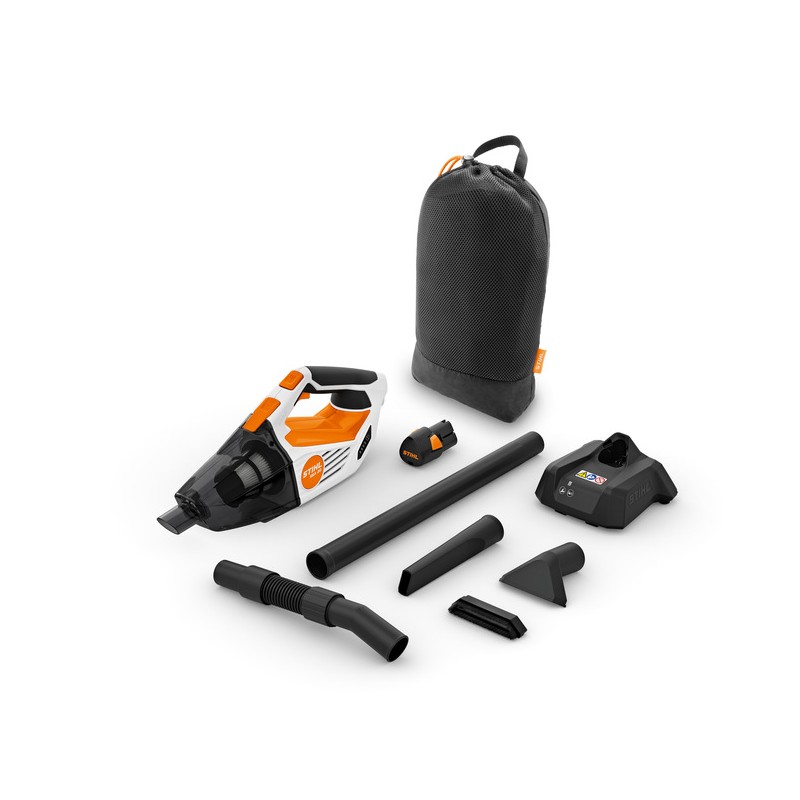 Kabelloser Handstaubsauger STIHL SEA 20.0 mit Düsen und Tragetasche | Newgardenstore.eu