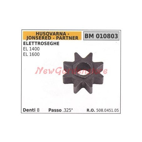 Pignone HUSQVARNA per elettrosega EL 1400 1600 010803 | Newgardenstore.eu