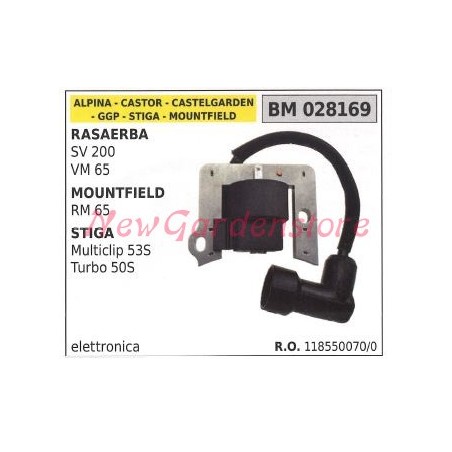 Bobina accensione stiga rasaerba sv200 vm65 rm65 53s turbo 50s | Newgardenstore.eu