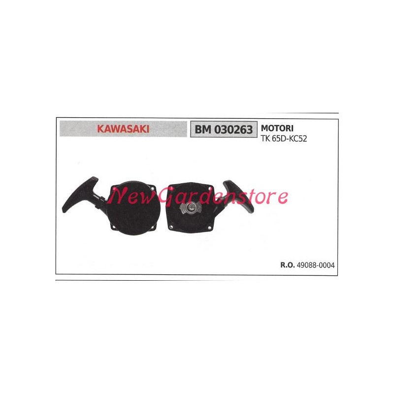 Démarrage du moteur de la tondeuse à gazon KAWASAKI TK 065D-KC52 030263