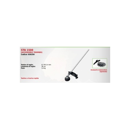 EGO STA 1500 accesorio cortasetos con cabezal desbrozador para multiherramienta sin cable | Newgardenstore.eu