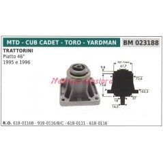 Cubo de cuchilla para tractor de césped cortacésped plano 46 pulgadas MTD 023188