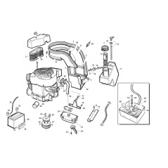 Préfiltre à air ORIGINAL GIANNI FERRARI TG machine d'exploitation avec moteur Briggs