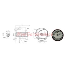 ZANETTI ZBMV225L6E 7HP 22X80 heavy duty flywheel motor tondeuse à gazon | Newgardenstore.eu