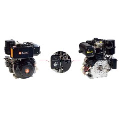 Motore per generatore ZANETTI DIESEL ZDM87CE conico avviamento elettrico