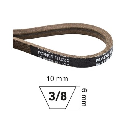 Lawn tractor belt 3/8 inch made of MTD compatible KEVLAR | Newgardenstore.eu