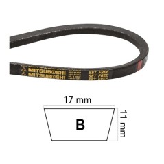 Lawn tractor belt made of MTD compatible KEVLAR section B